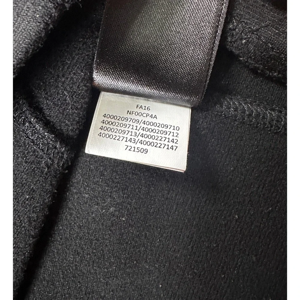 The North Face Mens Black Quarter Zip Pullover Fleece Jacket Size‎ Large